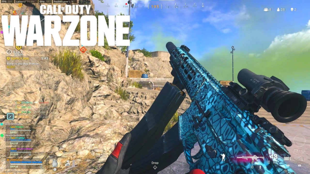 Call of Duty : Warzone - Rebirth Island Random Quads Gameplay - M13 -  [PC] - No Commentary