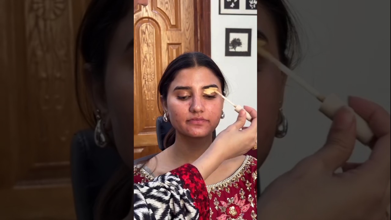 Nimra Ali New bridal makeup tutorial for Barat | Barat makeup tutorial for bride #fatimaglamstudio