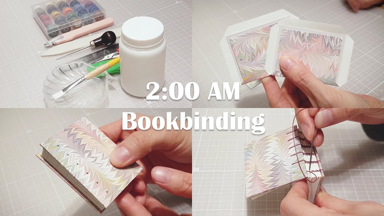 새벽 두시 북바인딩 ASMR｜Bookbinding at 2 a.m.