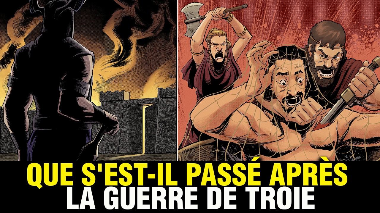 Que s'est-il passé après la GUERRE DE TROIE - Les 3 grandes sagas - L'Odyssée - L'Enéide - L'Orestie