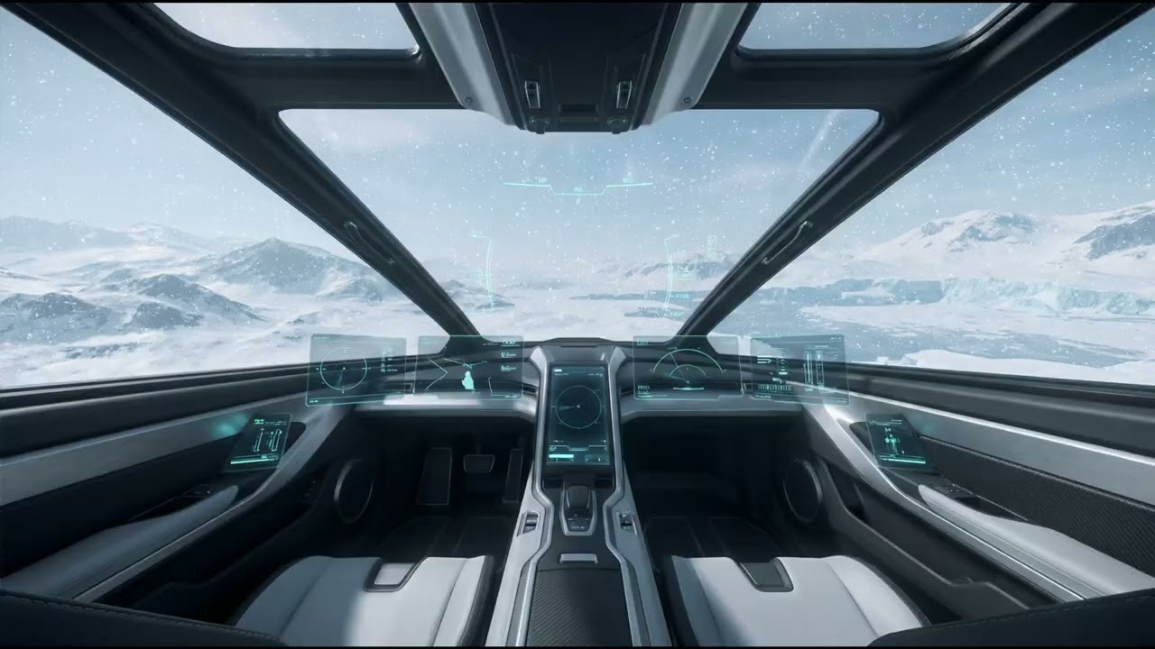 Chilling Watch on REM-4. Sci-Fi Spaceship Cockpit Ambiance for Sleep, Study, Relaxation