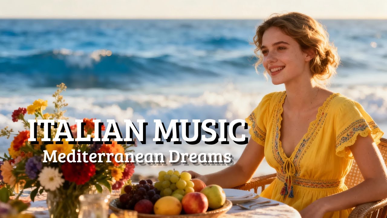 Italy Relaxing Instrumental 🎶 Soothing Italy Music for Sleep Study Amalfi Coast & Como