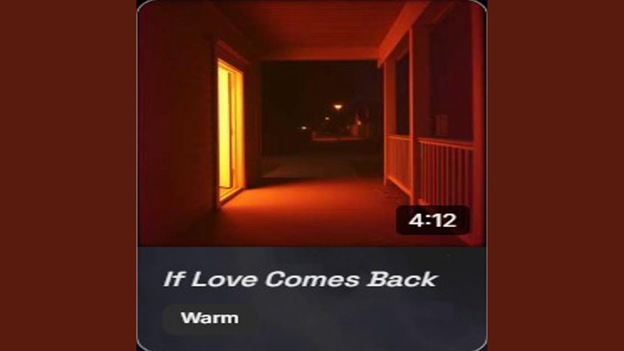 If Love Comes Back