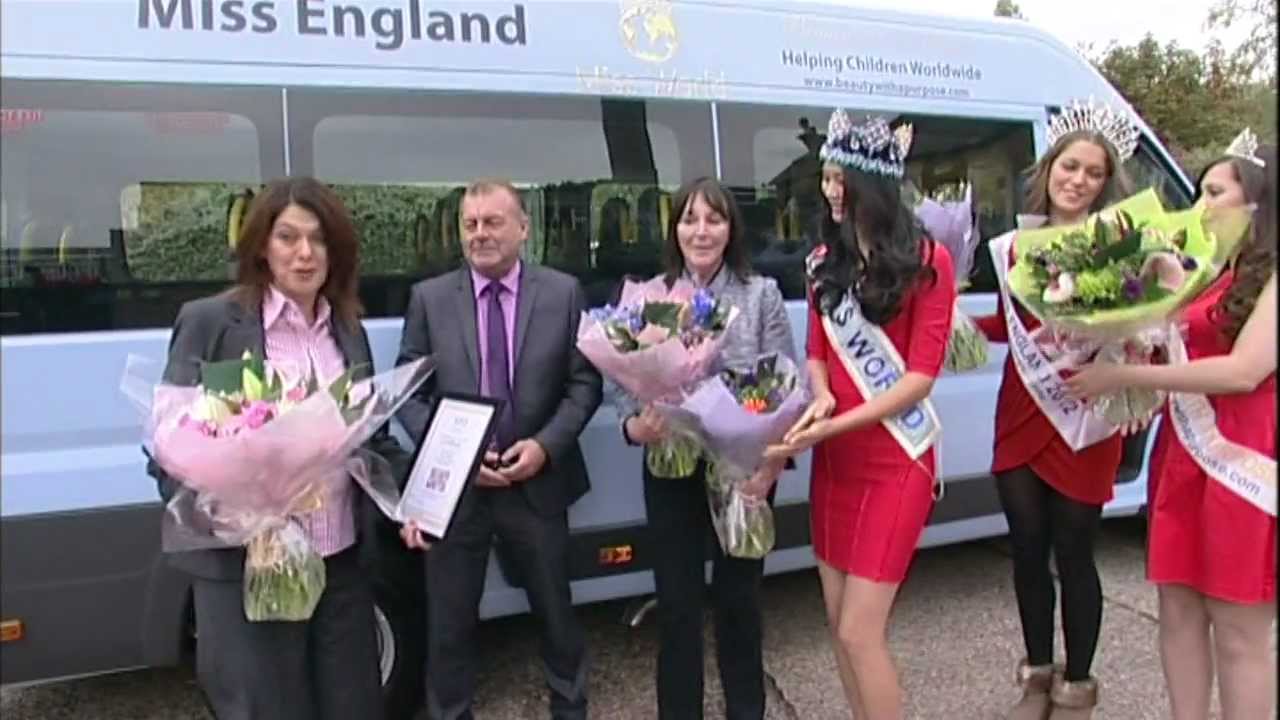 Beauty with a Purpose Presentation - Miss World Visits Brent Knoll School