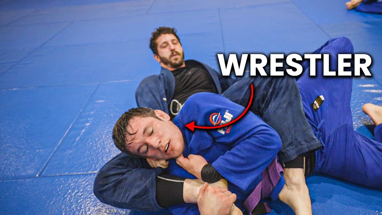 Purple Belt Wrestler Vs Pure BJJ Purple Belt