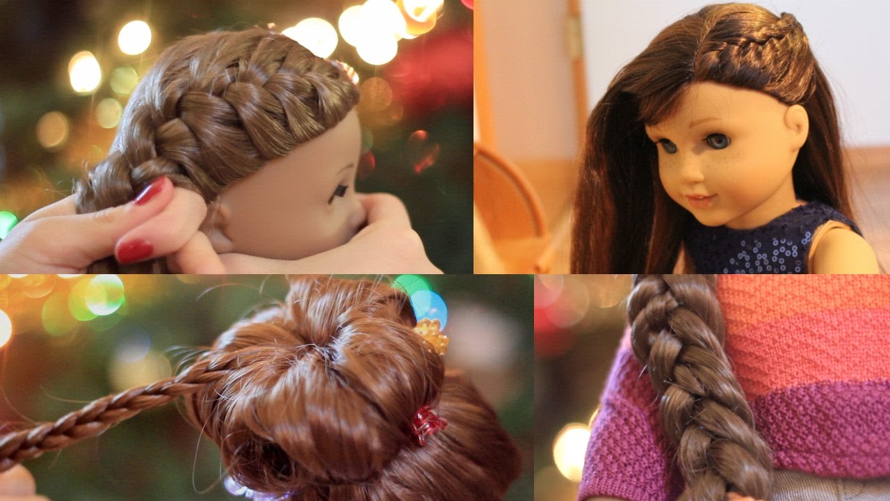 Праздничные прически в стиле American Girl Doll! ❄ 2016
