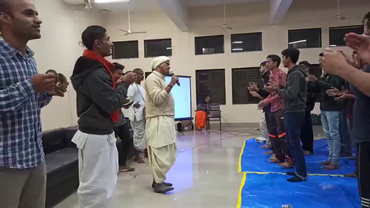 Kirtan at Samras Boy's Hostel, 1st January 2020