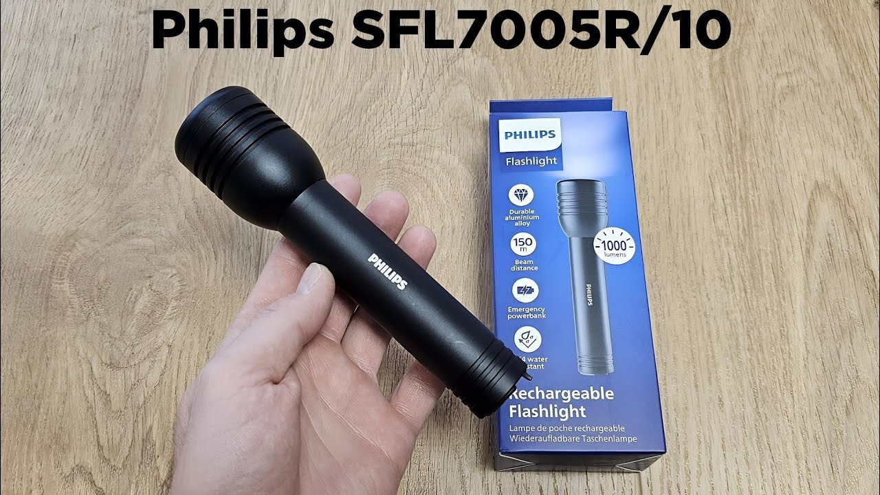 Philips SFL7005R/10 flashlight (1000 lumens) - REVIEW