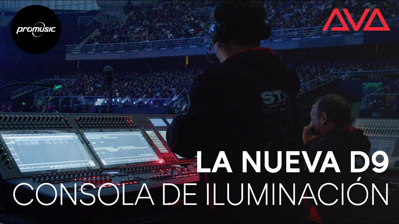 La nueva consola de iluminación D9 de Avolites en Chile.
