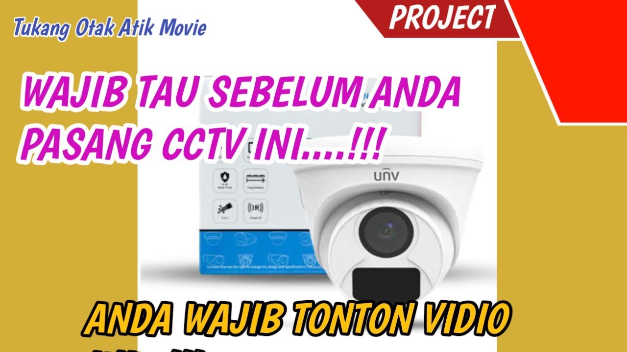 Unboxing Kamera UNV Indoor 2MP