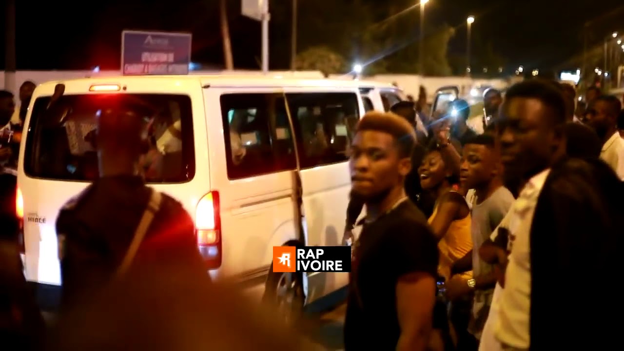 ARRIVEE DE DAMSO A ABIDJAN 20H13