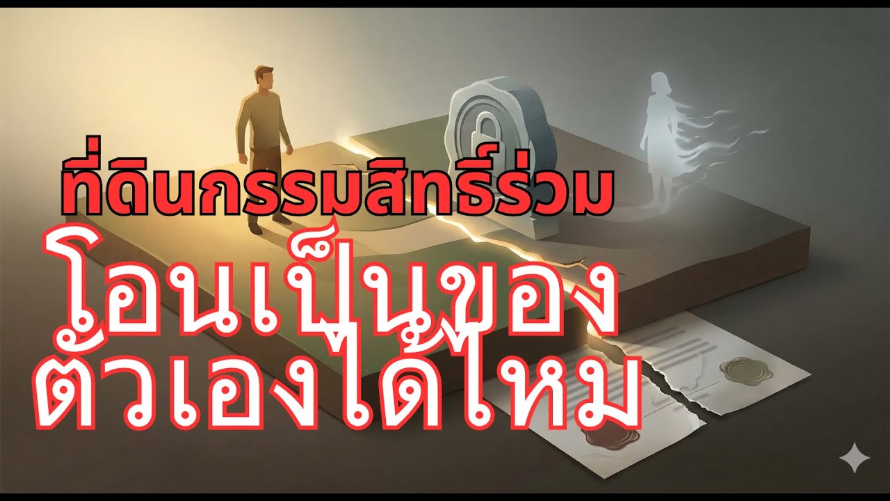 ที่ดินกรรมสิทธิ์ร่วม พี่สาวเสียชีวิต พี่ชายกรรมสิทธิ์ร่วมโอนเป็นชื่อของตัวเองได้ไหม  LW.185