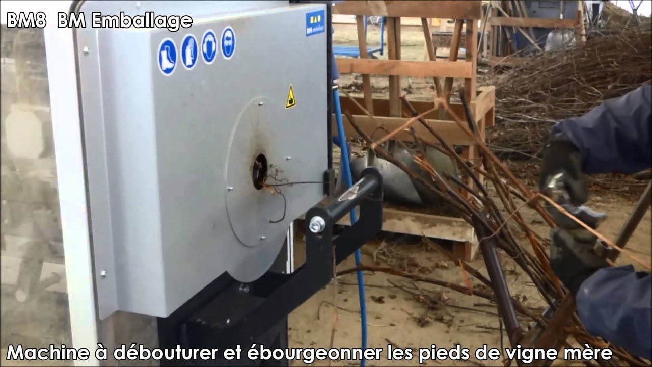 BM8 Machine automatique pour le débouturage et l'ébourgeonnage de la vigne mère - BM Emballage