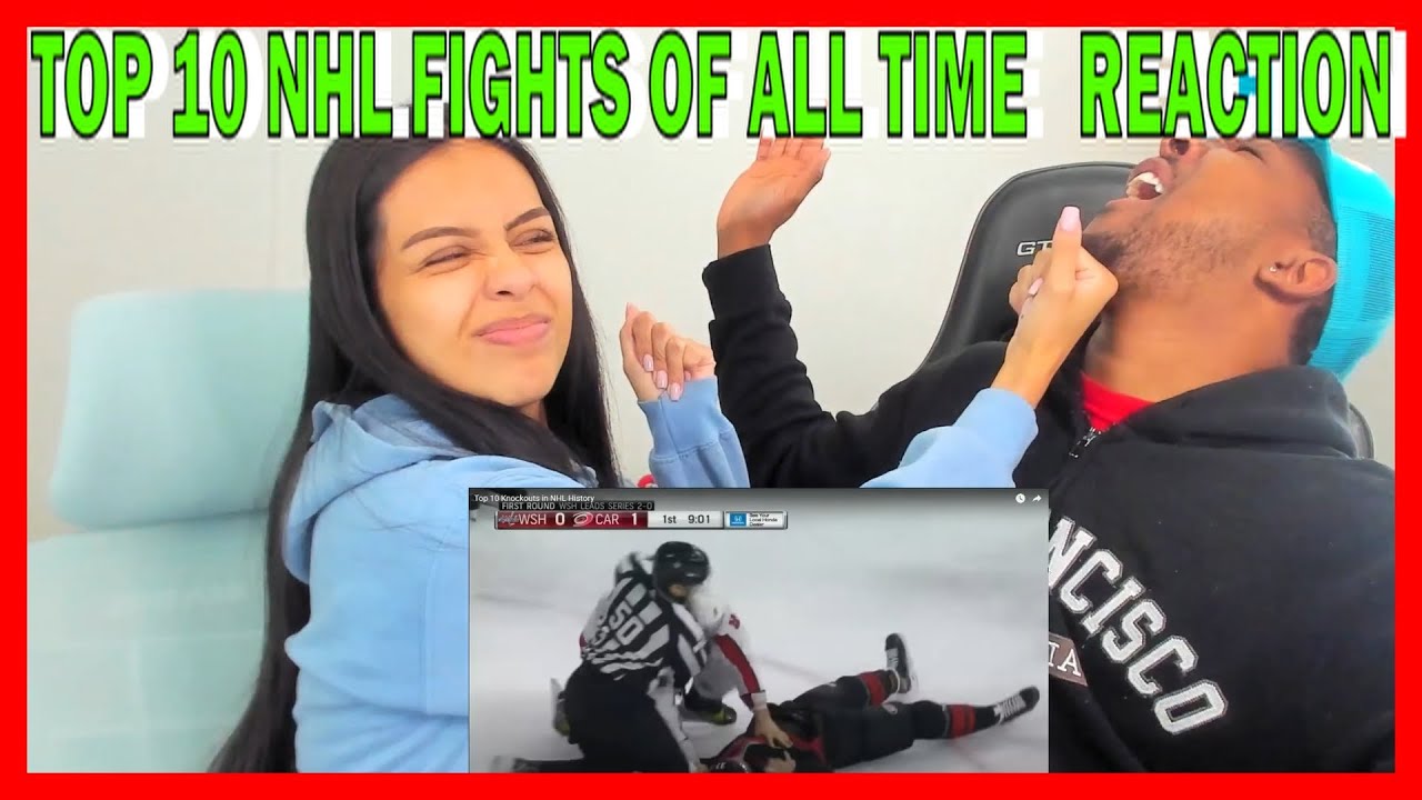 NHL FIGHTS REACTION - FIRST TIME NHL REACTION!