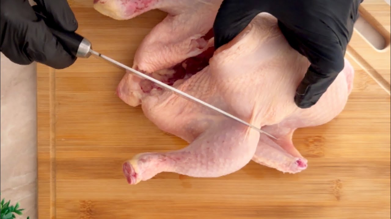 ♥️TOYUĞUN ƏN ASAN ÜSULLA DOĞRANMASI🥰👍🏻РАЗДЕЛКА КУРИЦЫ 🐔САМЫЙ ПРОСТОЙ СПОСОБ 👍🏻