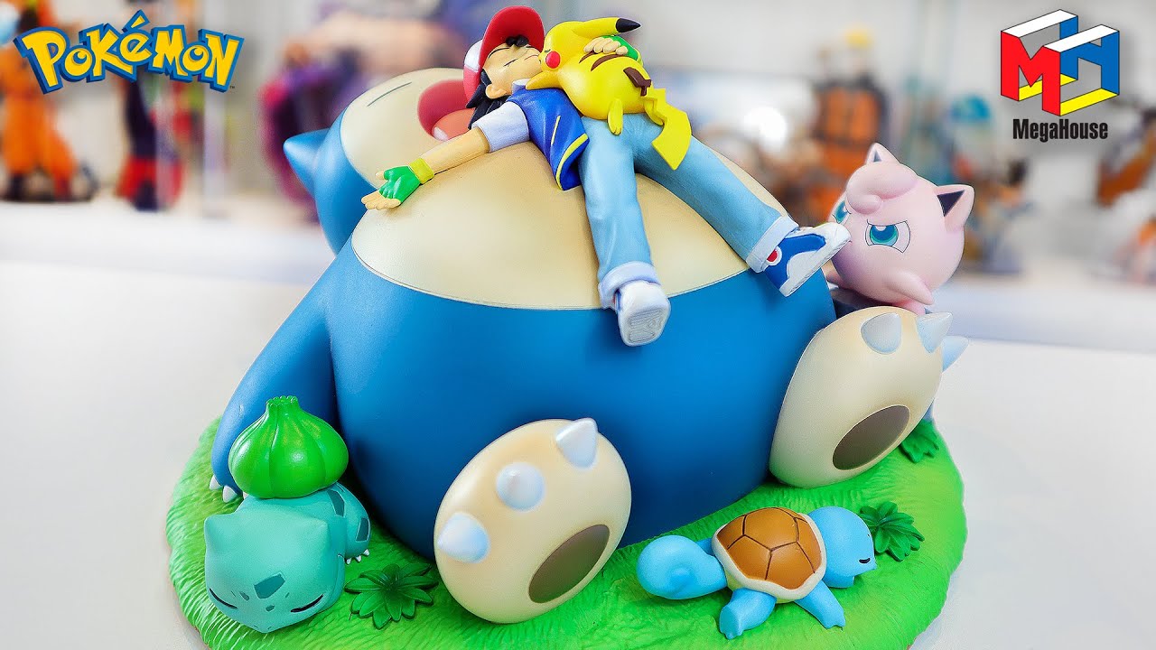 UNBOXING FIGURA POKEMON SLEEP WITH SNORLAX G.E.M. MEGAHOUSE