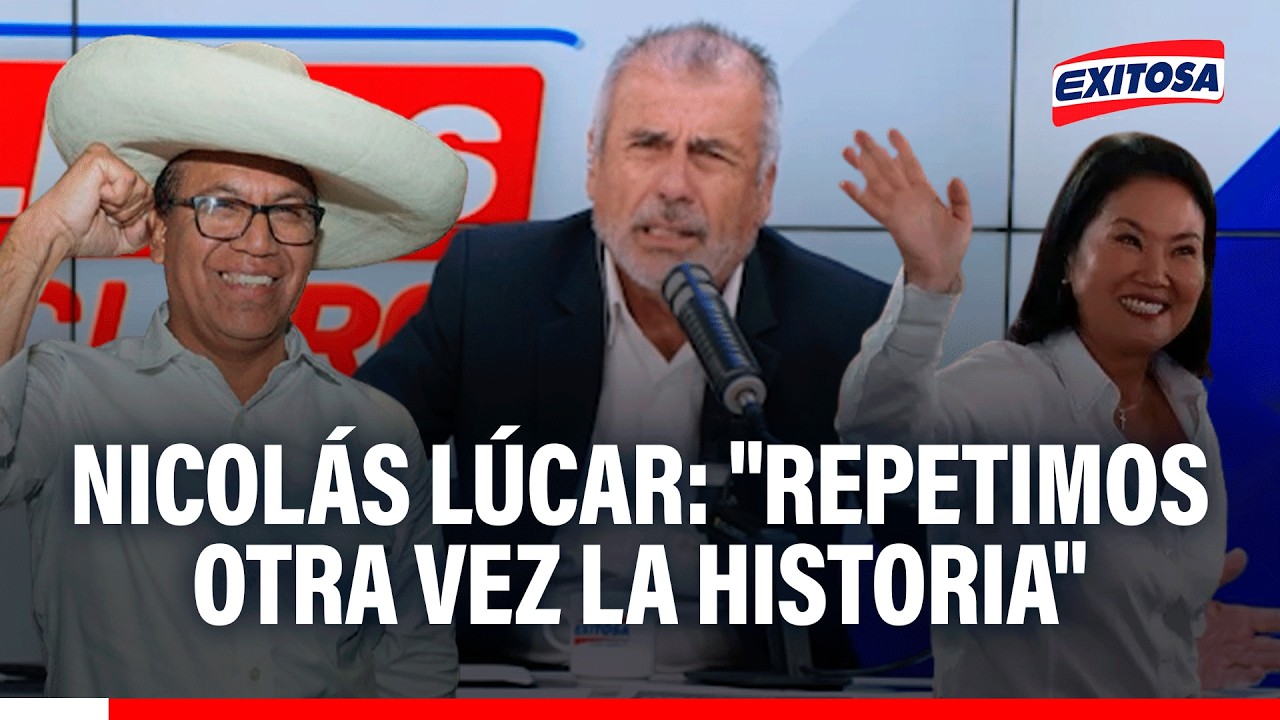 🔴🔵 Nicol&aacute;s L&uacute;car sobre posible segunda vuelta con Keiko y S&aacute;nchez: 