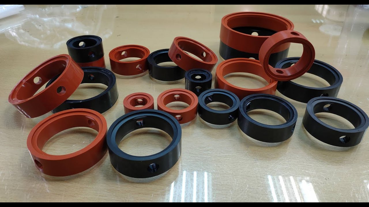 Silicone/Viton/EPDM sealing gasket for butterfly valve  transfer injection molding process.