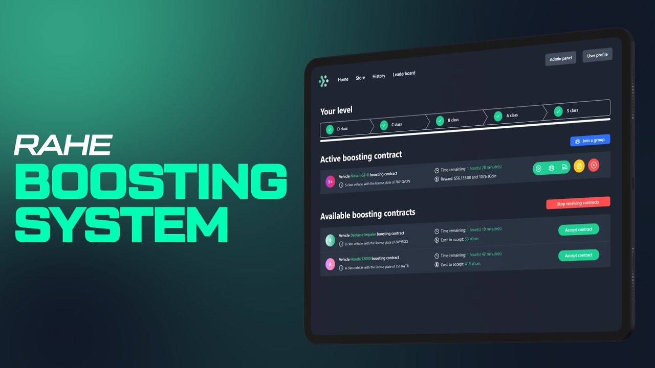 FiveM | RAHE Boosting System (2025)