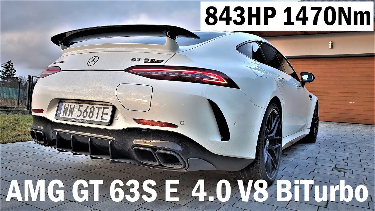 Mercedes-AMG GT 63 S E Performance  0-100km/h Acceleration TEST Exhaust SOUND