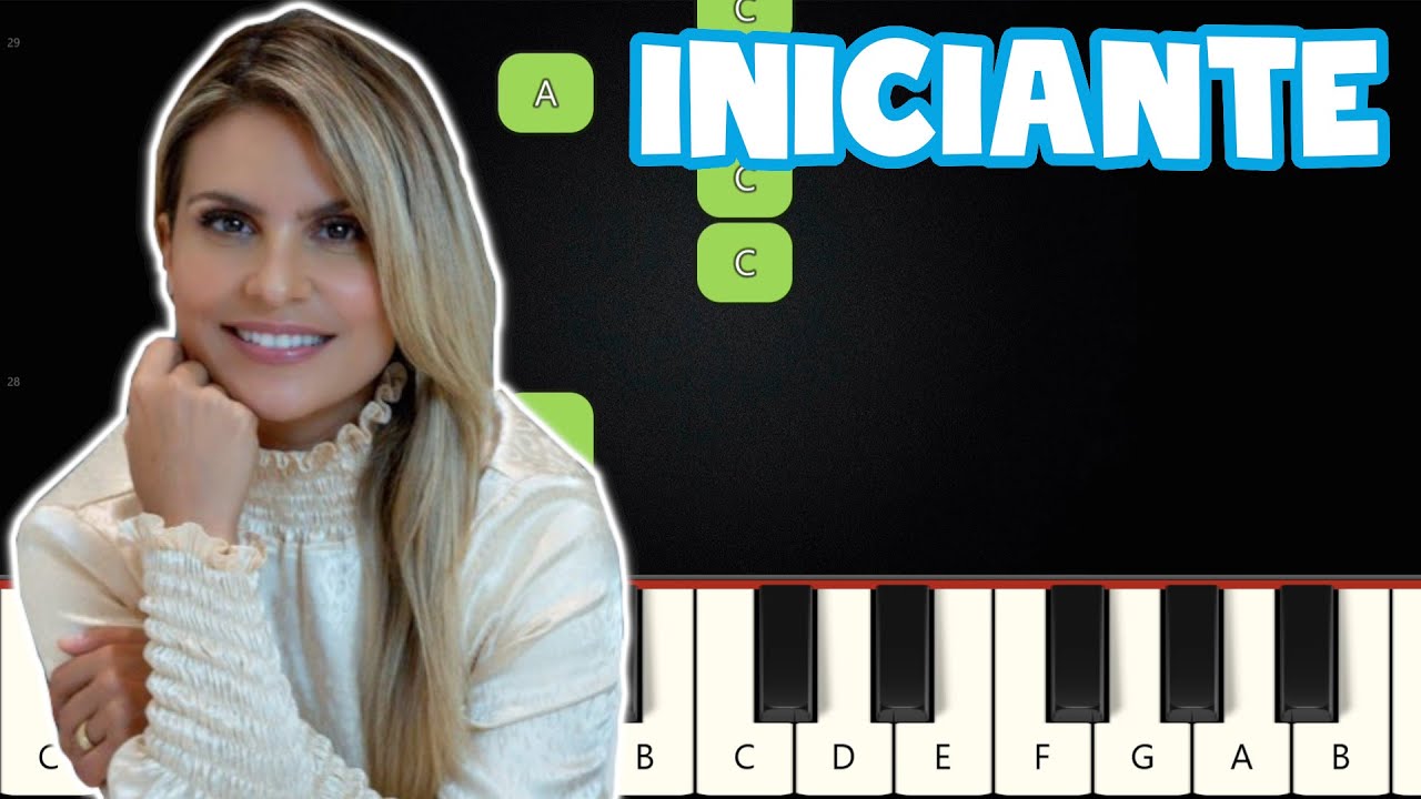Ressuscita-me - Aline Barros | Piano e Teclado Iniciante | Nível Fácil
