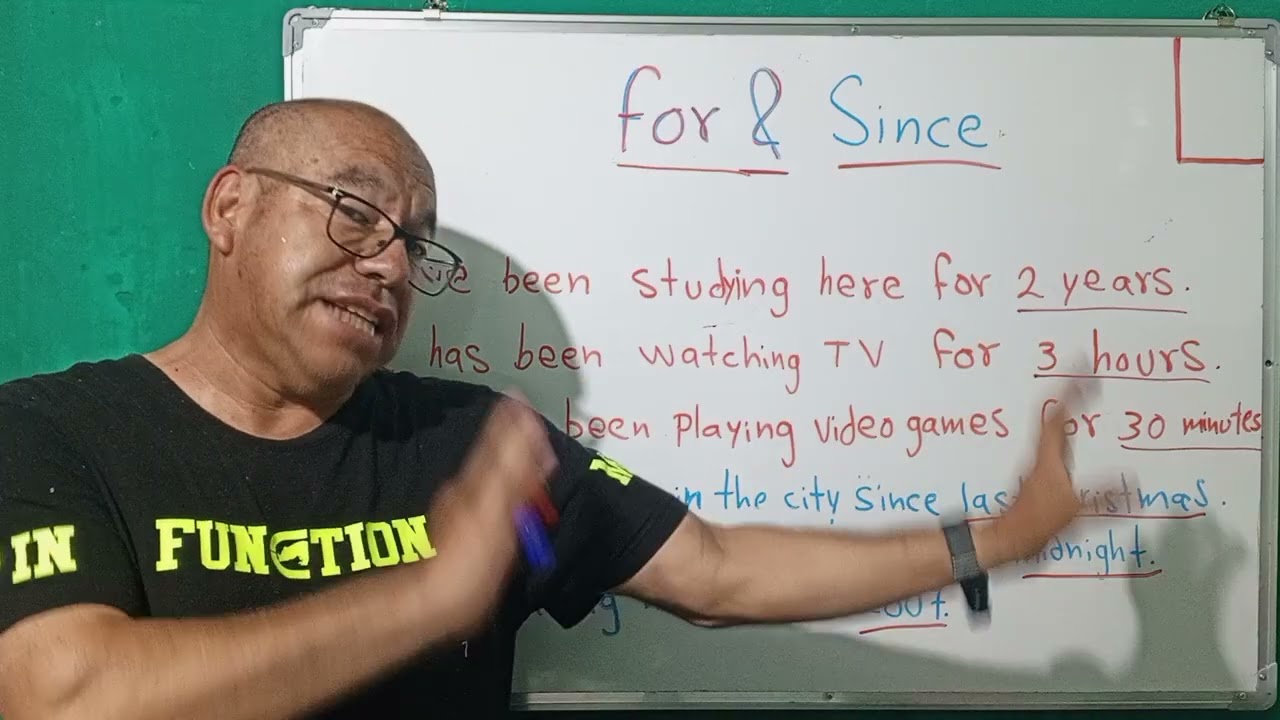 「For vs Since: 簡単な説明と実際に機能する例」ForとSinceを例で説明する