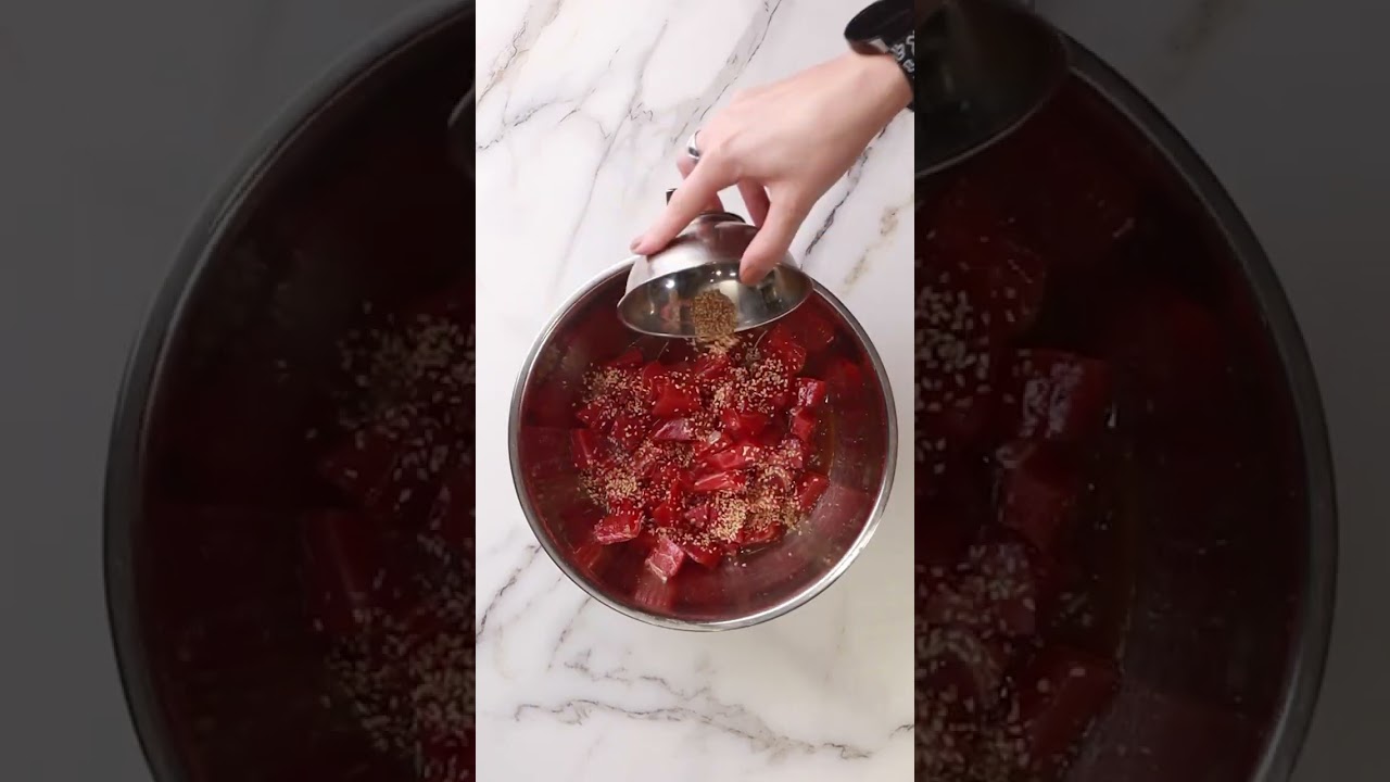 Perfect Super fresh tuna tartare 😍 #tunaspread #tuna #recipe #tartare #food #tunalovers