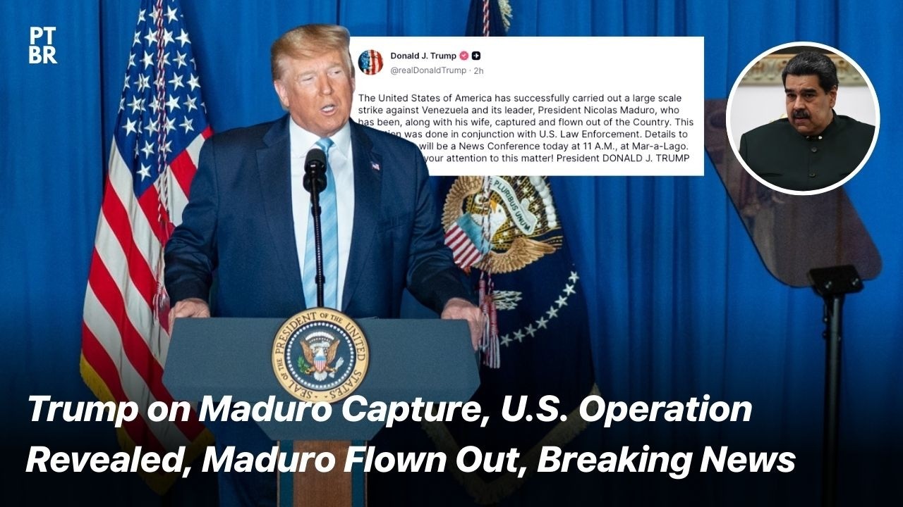 Пресс-конференция Трампа по поводу захвата Мадуро, президент США комментирует операцию в Венесуэле.