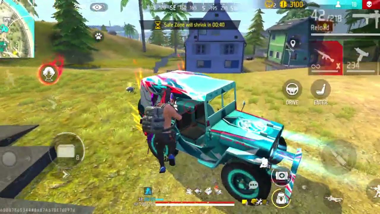 FAMAS+AK47 99% Headshot Rate | Solo Vs Squad Full Gameplay | SAMSUNG A55📱Freefire