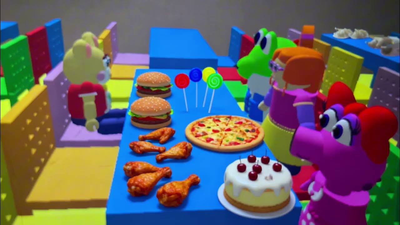 Playdate School Bus Game! 🧸❤️| Little Dino's School Bus Game | Kindergarten for Toddlers | Meddy