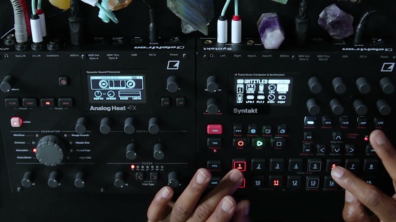 Syntakt x Analog Heat +FX | Beat From Scratch & Preset Testing