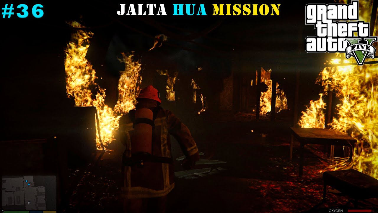 GTA V ||JALTA HUA MISSION||#36  #gta5