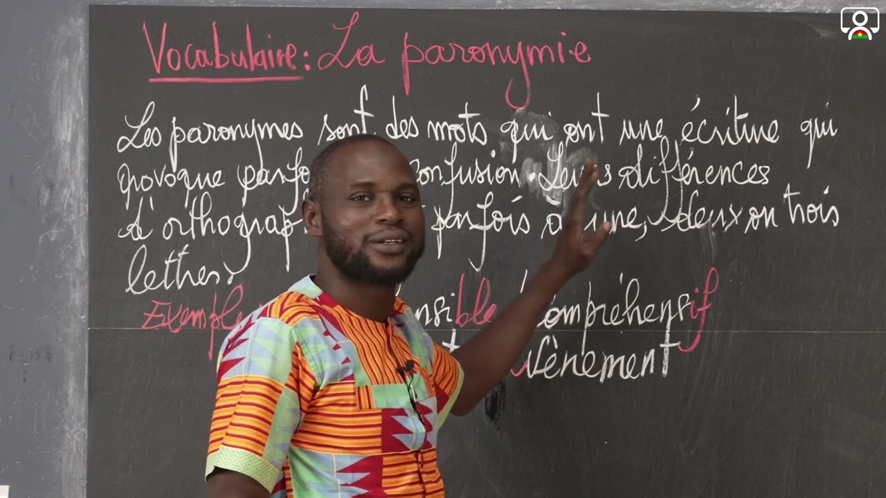 Cours - 3e - Français - Vocabulaire : La paronymie 1/1