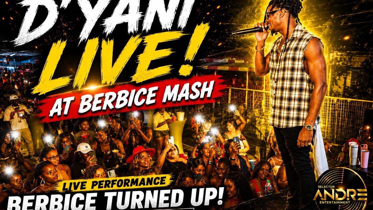 D’yani – Live in Guyana 🇬🇾 | First Time Performance | Berbice Mash 2026
