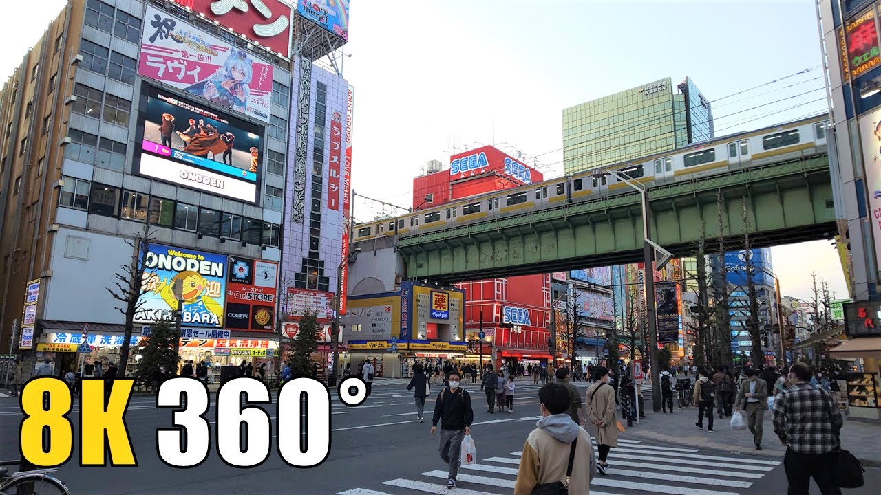 Why Don't You Walking in Akihabara @8K 360° VR【秋葉原を高画質8K360度VR映像で散歩】＜Tokyo Walk / 東京散歩＞