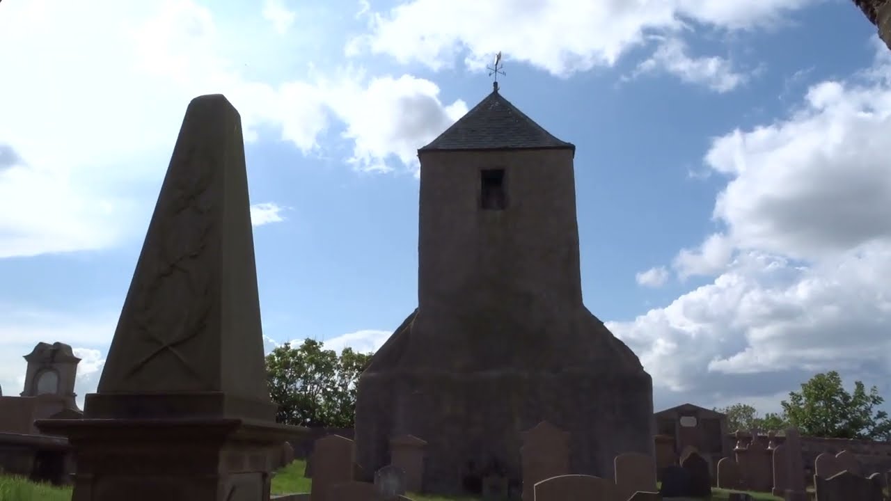 The historic remains of St Peter's church & churchyard in Peterhead Aberdeenshire Scotland