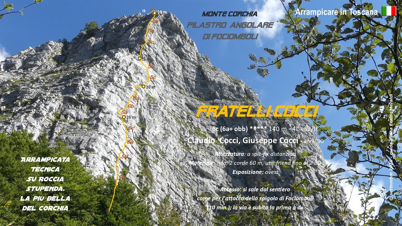 Fratelli Cocci - Pilastro Angolare di Fociomboli - Monte Corchia - Alpi Apuane