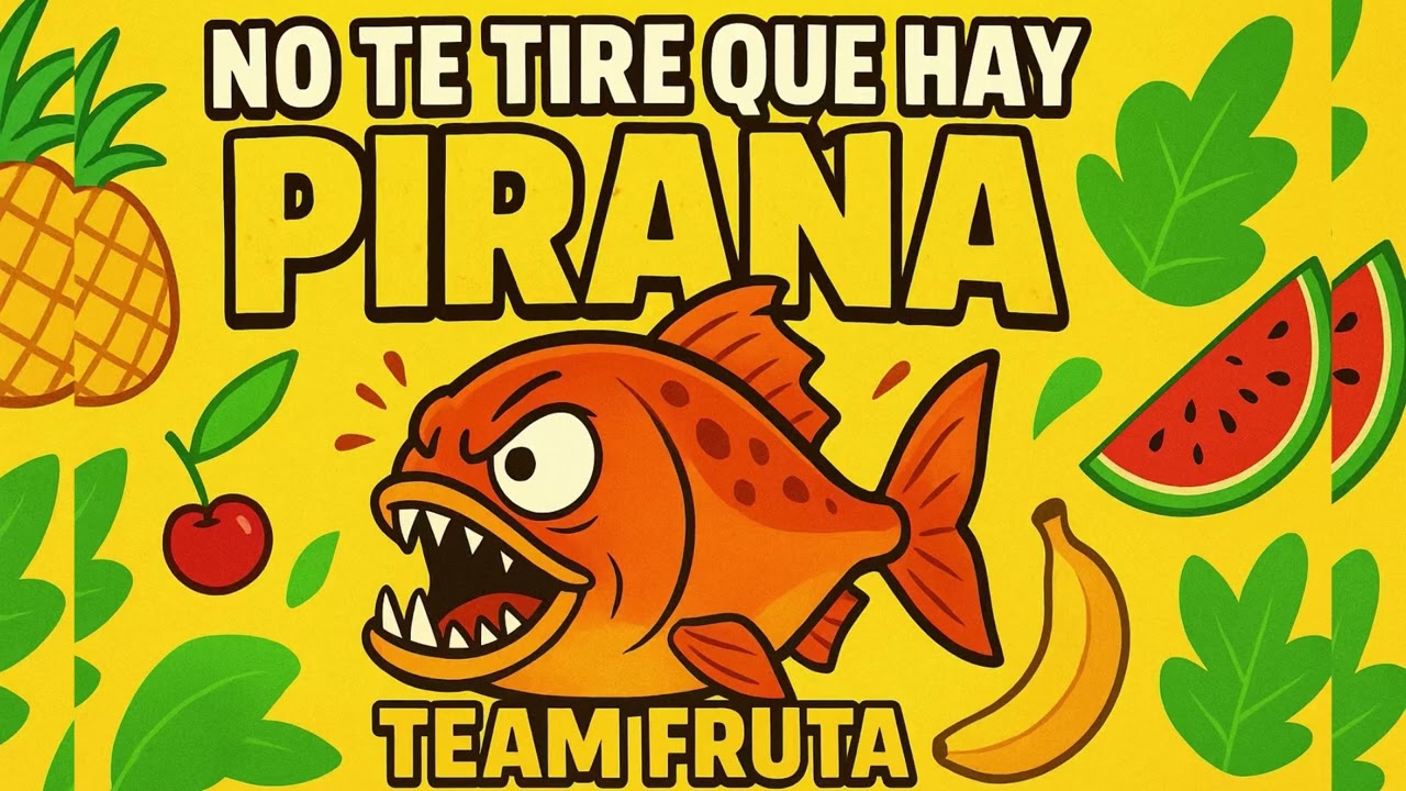 TEAM FRUTA 🍇- No Te Tire Que Hay Pira&ntilde;a (Alofoke Music)