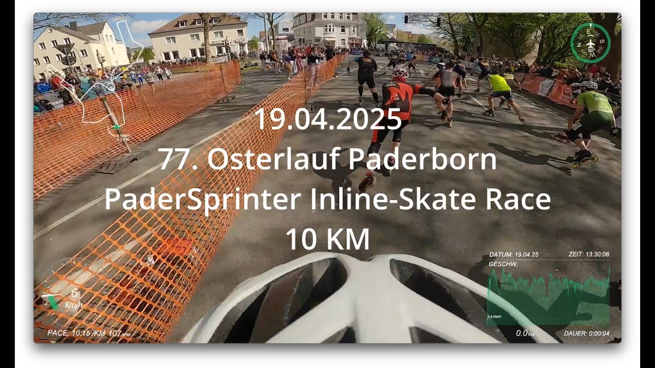19. April 2025 77. Osterlauf Paderborn PaderSprinter Inline-Skate Race (10 KM)