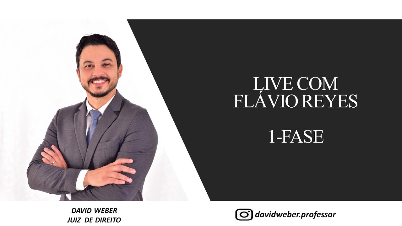 LIVE 1 FASE - Flávio Reyes. Aprovado magistratura TJAL.