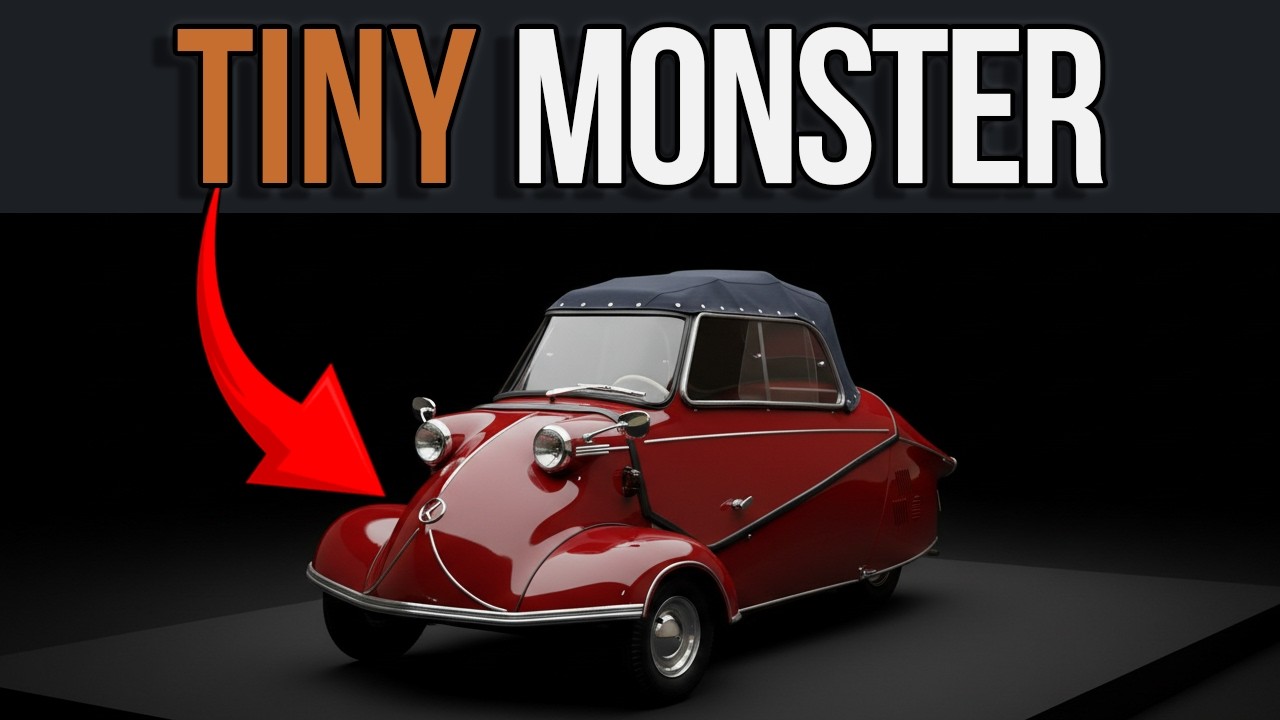 How Did a 36 HP 1959 Messerschmitt KR200 With a Fabric Roof Reach 70 MPH