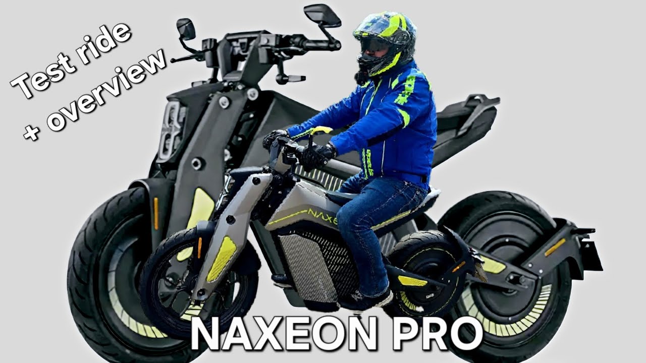 NAXEON PRO intelligent electric motorbike. Test ride and honest  review.