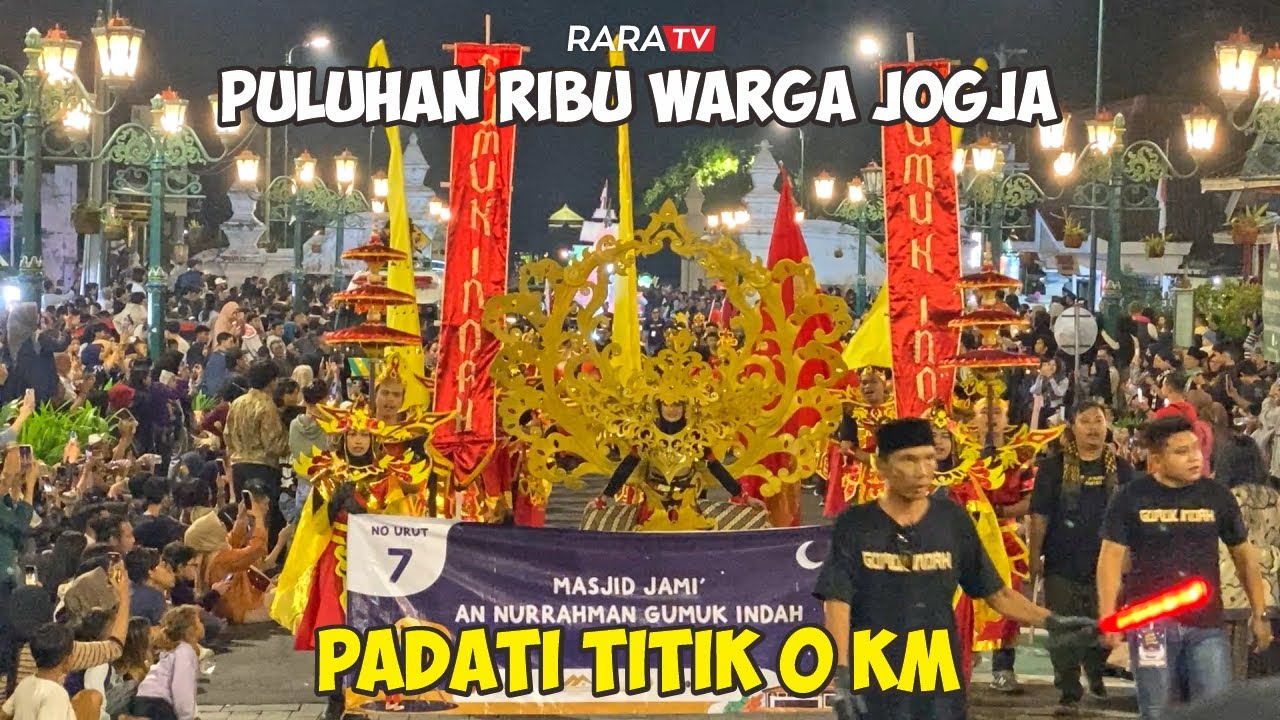 TUMPAH RUAH‼️PAWAI TAKBIR KELILING DAN SUASANA MALAM IDUL FITRI 2025 DI YOGYAKARTA