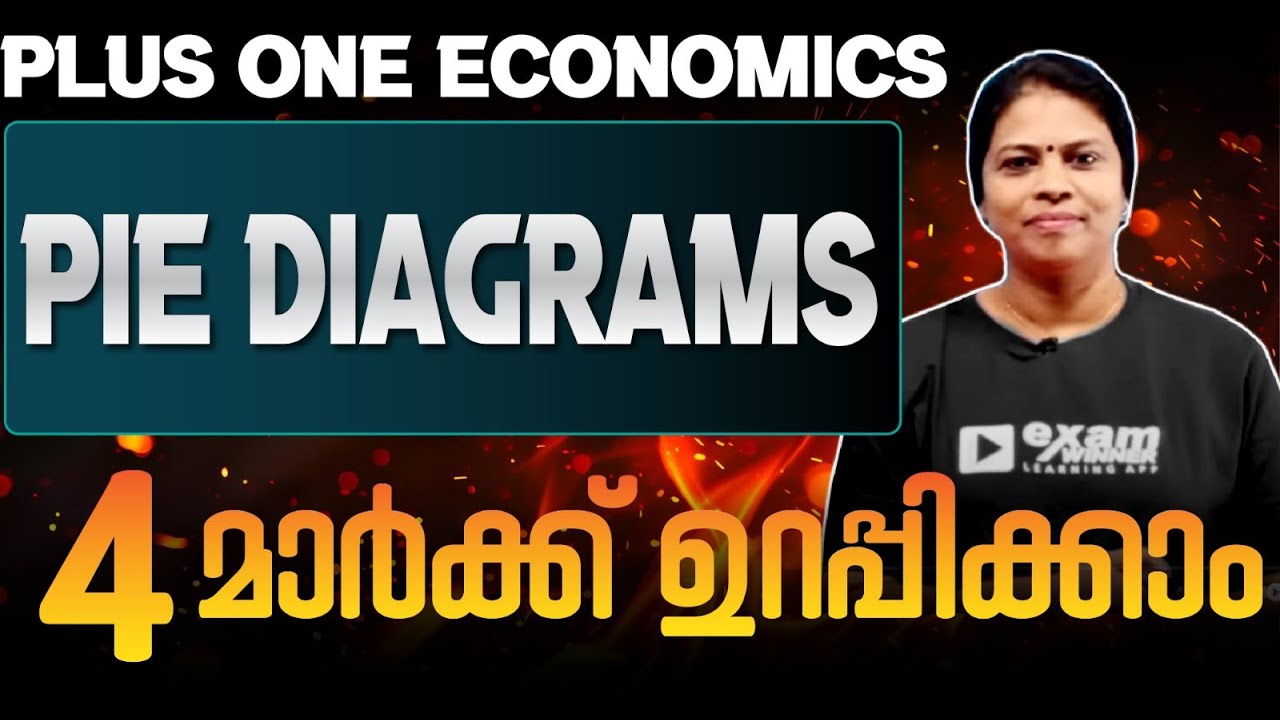 Plus One Economics Public Exam | Pie Diagrams | 4 Mark Question | Exam Winner