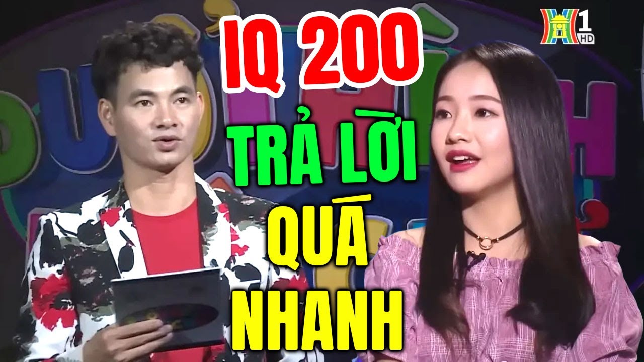 Diễn Viên Trẻ Xinh Đẹp Và Thông Minh Trả Lời QUÁ NHANH Khiến Khán Giả Phấn Khích | ĐUỔI HÌNH BẮT CHỮ