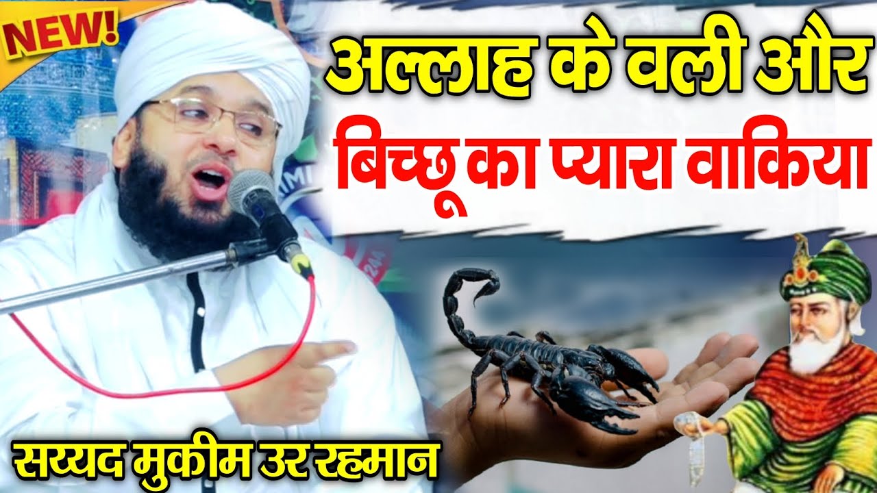 Sayyed Muqeem ur Rahman Ki takrir || सय्यद मुक़ीम उर रहमान की तक़रीर || अल्लाह के वली बिच्छू का वाकिया
