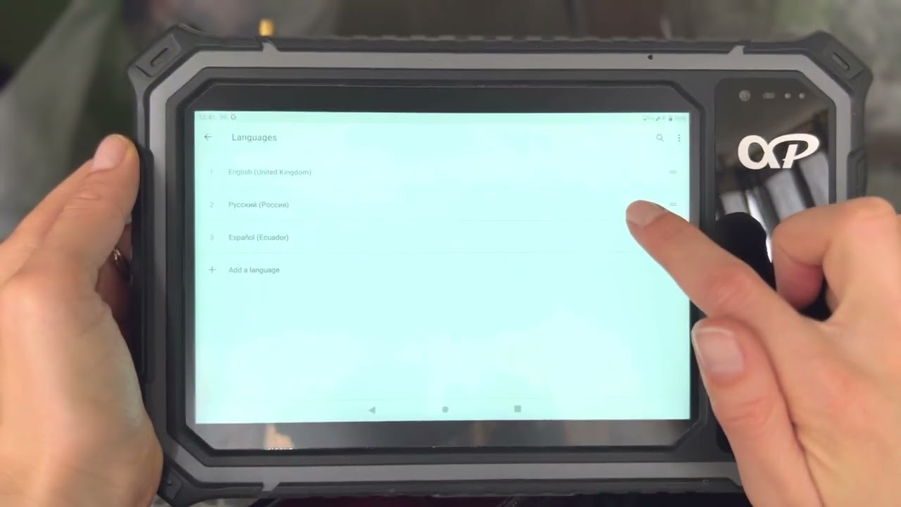 Как изменить язык системы и лётной программы SeriFly в Alfapilot