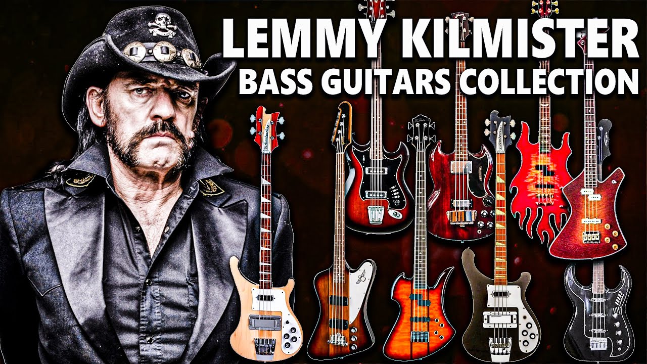 All Lemmy Kilmister Bass Guitars Collection