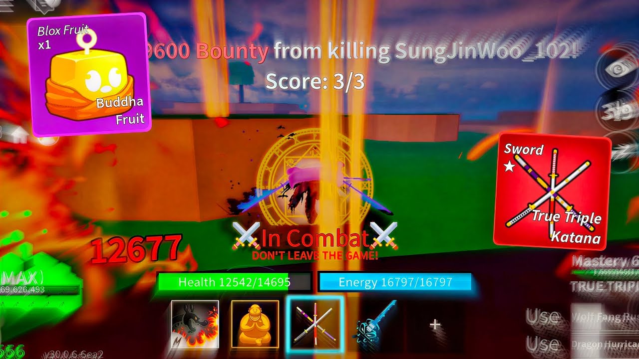 I Cooked Hackers 🔥 With This Buddha + TTK Build | Blox Fruits PvP Roblox 