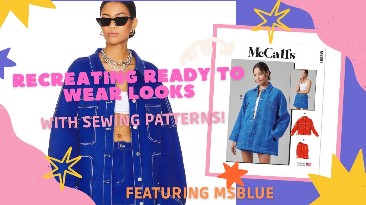 Recreating Ready To Wear Looks with Sewing Patterns   Ms Blue